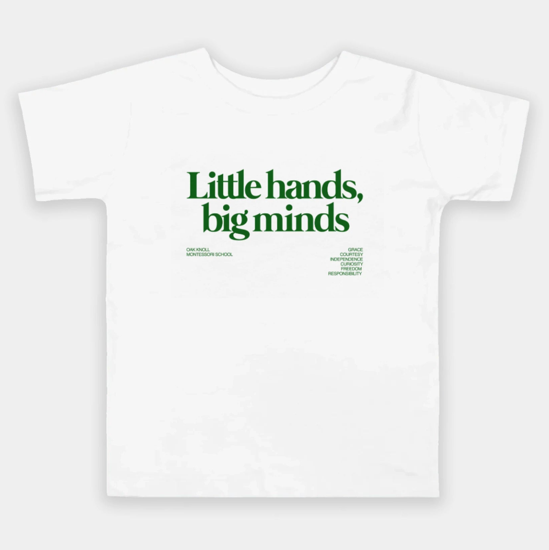 LITTLE HANDS - Toddler/Little Kids Short Sleeve Tee